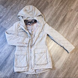 Steve Madden | s | olive puffer coat w rose gold